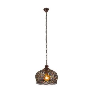 P195 - Eclectic Moroccan-Inspired Pendant