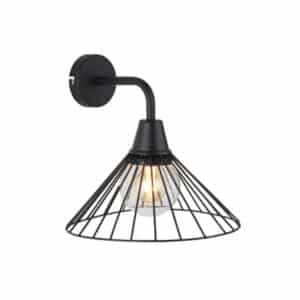 EX147 - Vintage Steel Cage Wall Light