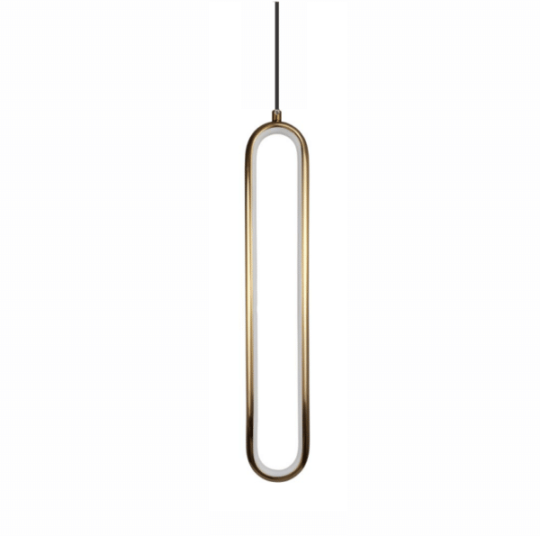 P403 - Modern Oval Pendant - Image 2
