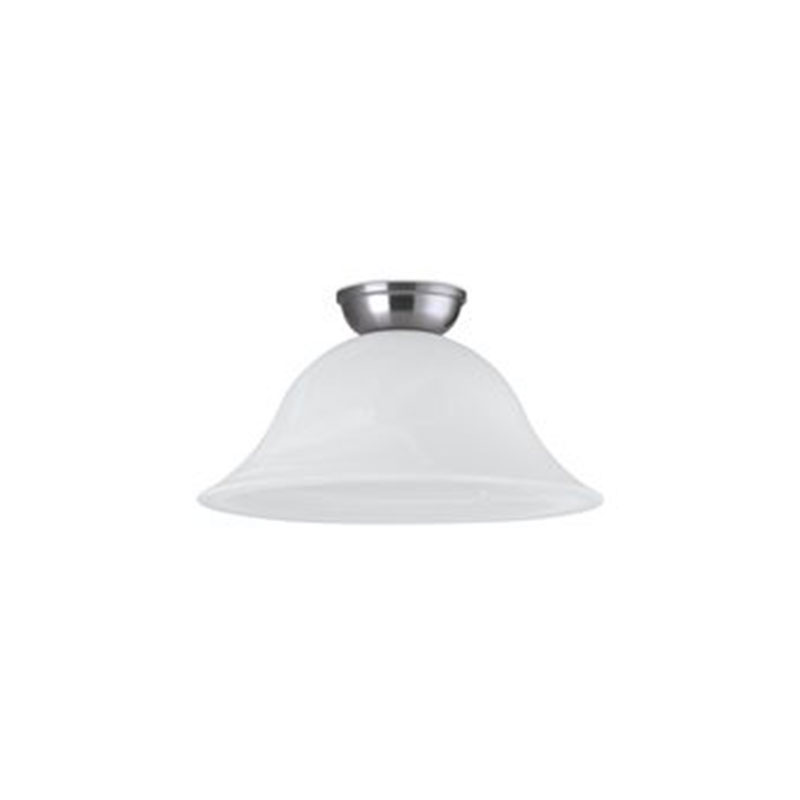 BF76 - Elegant Alabaster Bell Shaped Glass Shade - Image 2