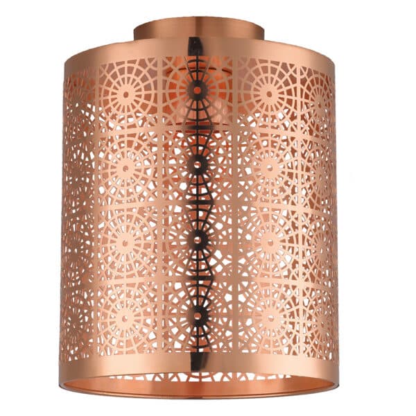 BF78 - Moroccan-Inspired Brushed Steel Shade - Image 3